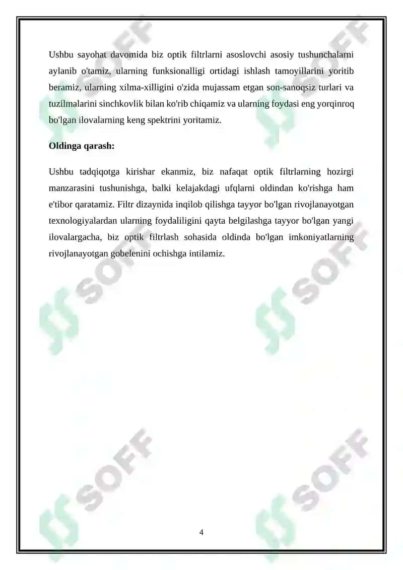 Optik filtrlar 4