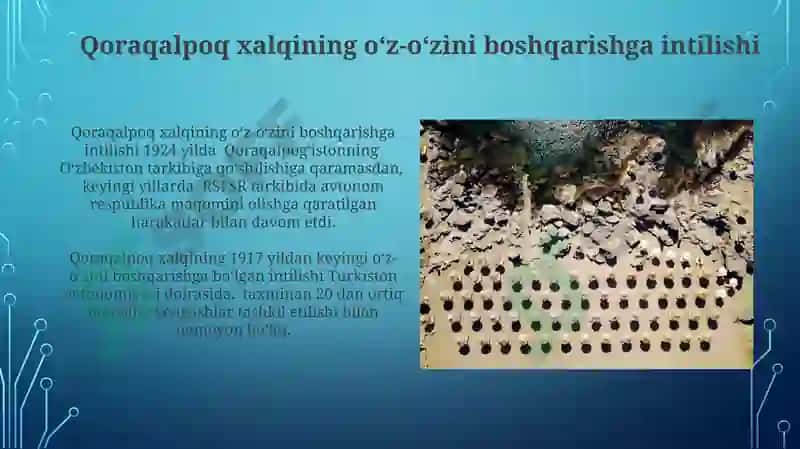 Qoraqalpog'iston ASSR tashkil topishi 4