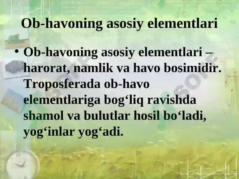 Ob-havo va iqlim 4