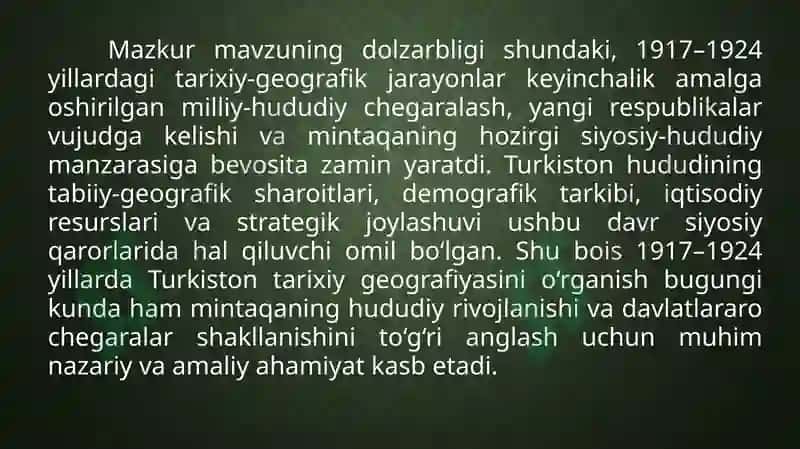 1917-1924 yillarda Turkiston tarixiy geografiyasi 4