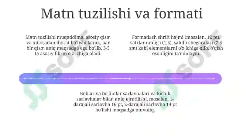 Boshqaruvning matnli elementlari 4