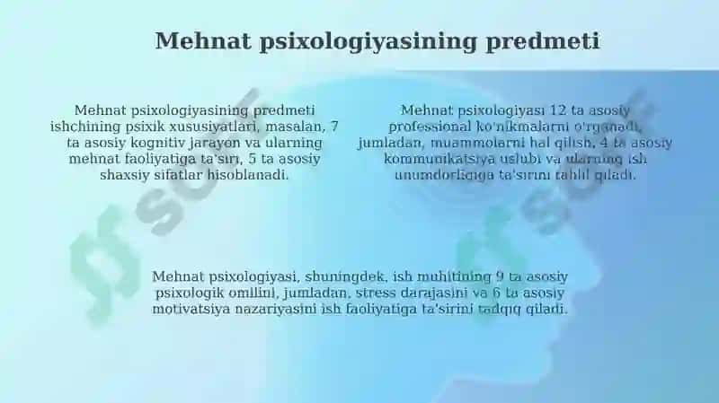 Mehnat psixologiyasi 4