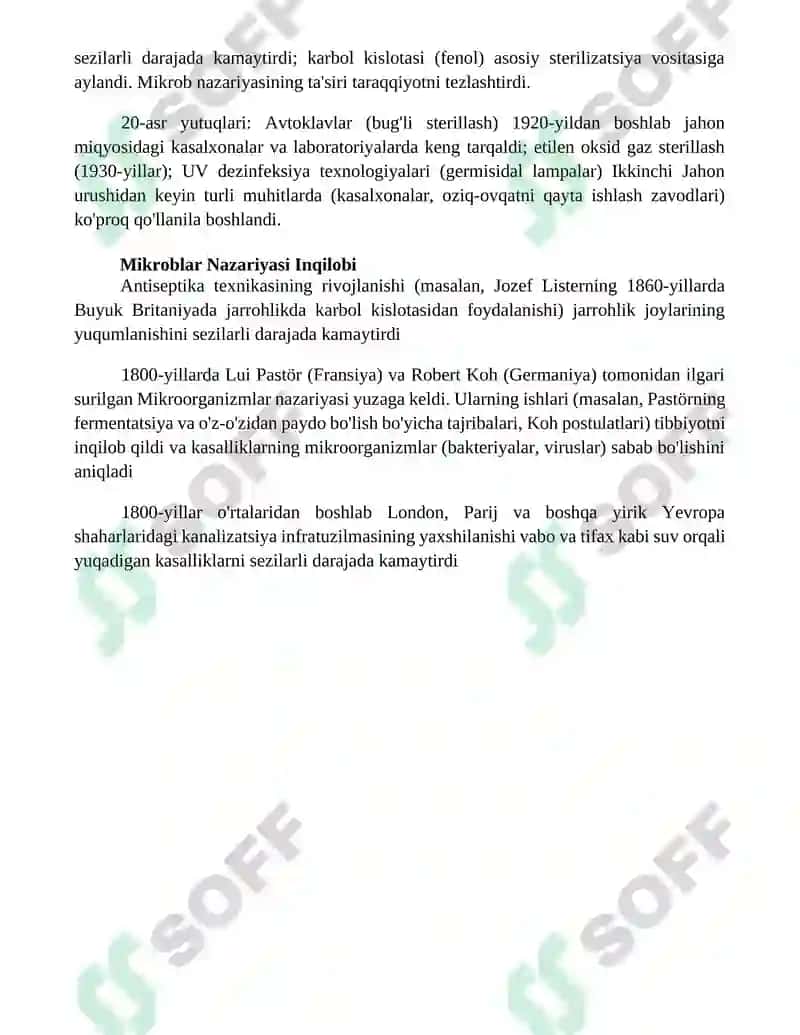 Gigiyenaning rivojlanish tarixi 4