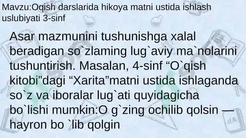 Oqish darslaridaqaytahikoyalashturlaridanfoydalanish 4