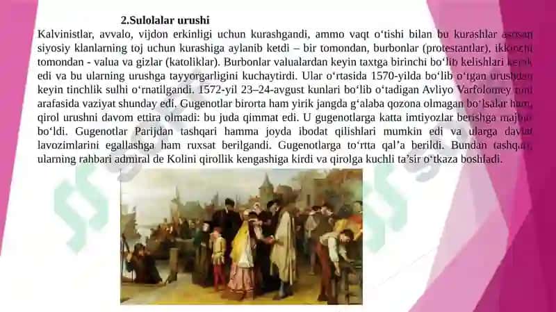 Yangi davrda Fransiyada diniy urushlar 4