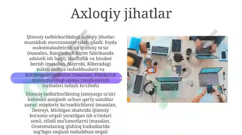 Ijtimoiy ta'sir va foyda o'lchovi 4