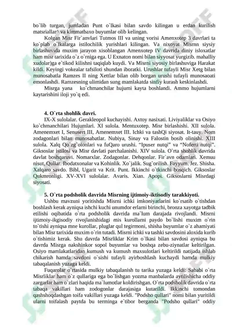Misrning siyosiy tarqoqlik davri 4