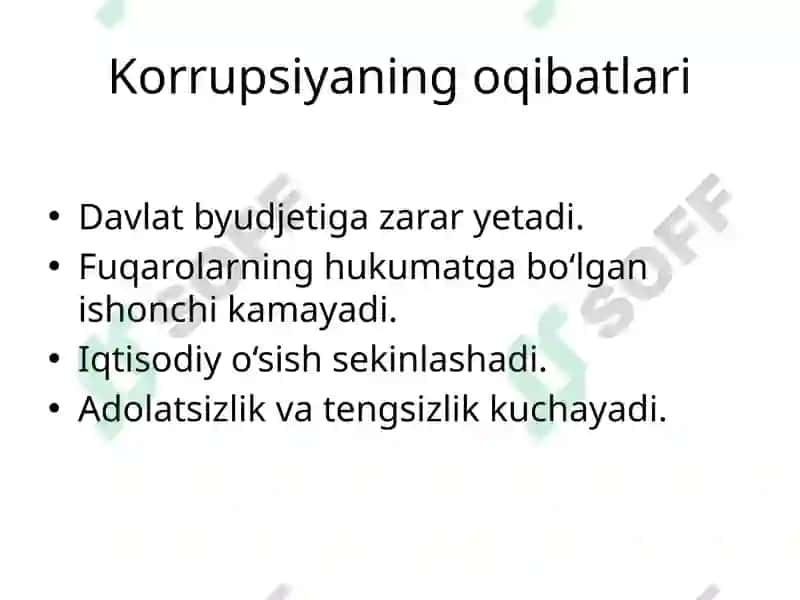 Korrupsiyaga qarshi kurashish 4