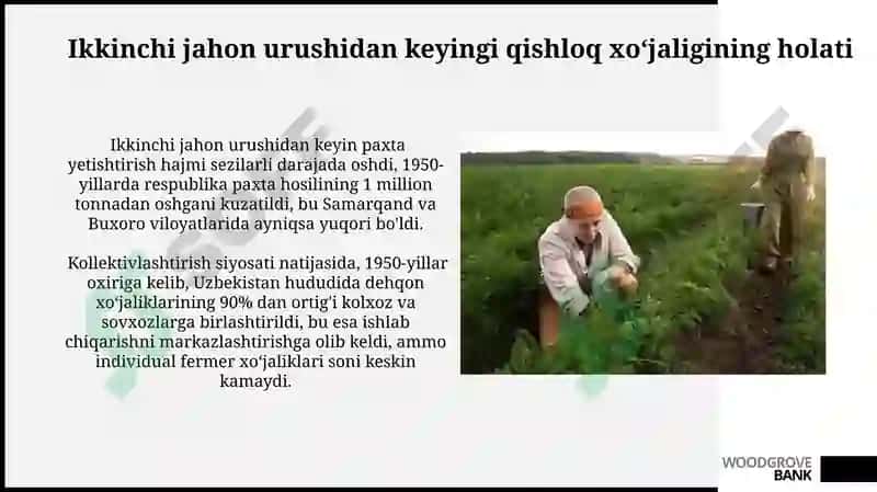 Qishloq Xo'jaligining Rivojlanishi 4