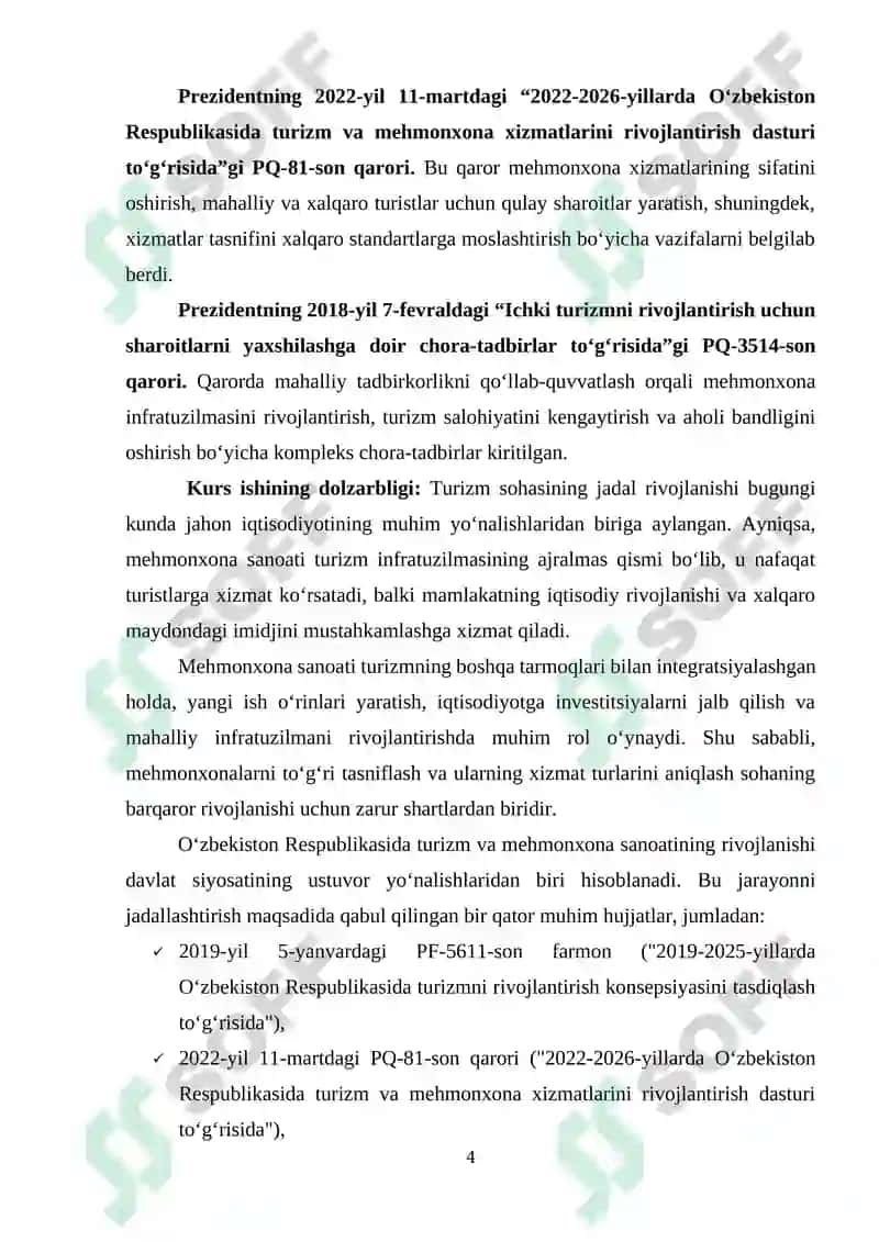 MEHMONXONALARNING TURLARI VA TASNIFLANISHI 4