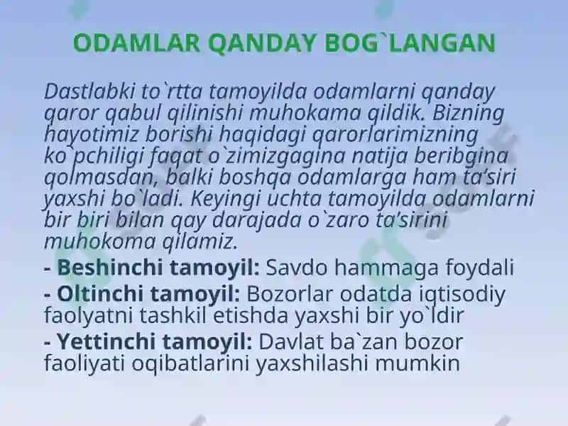 IQTISODIYOTNING O`NTA TAMOYILI 4