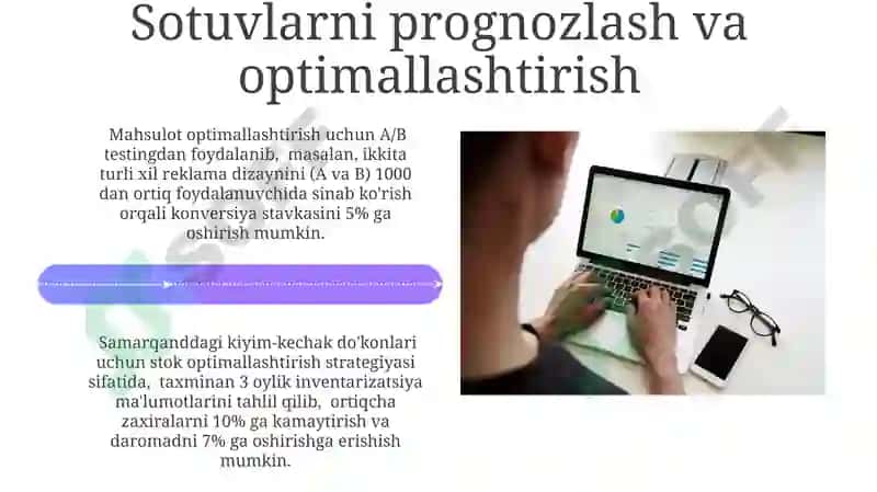 Marketing analitikasini o'tkazish usullari 4