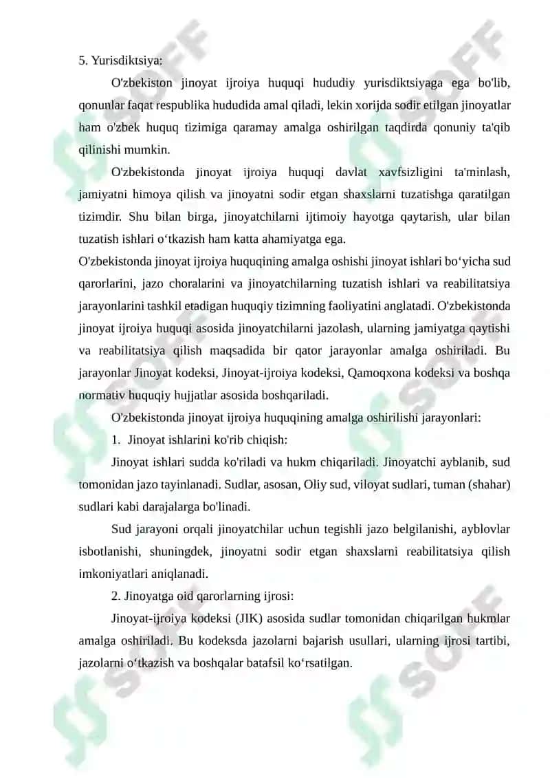 Jinoyat ijroiya qonunchiligi 4