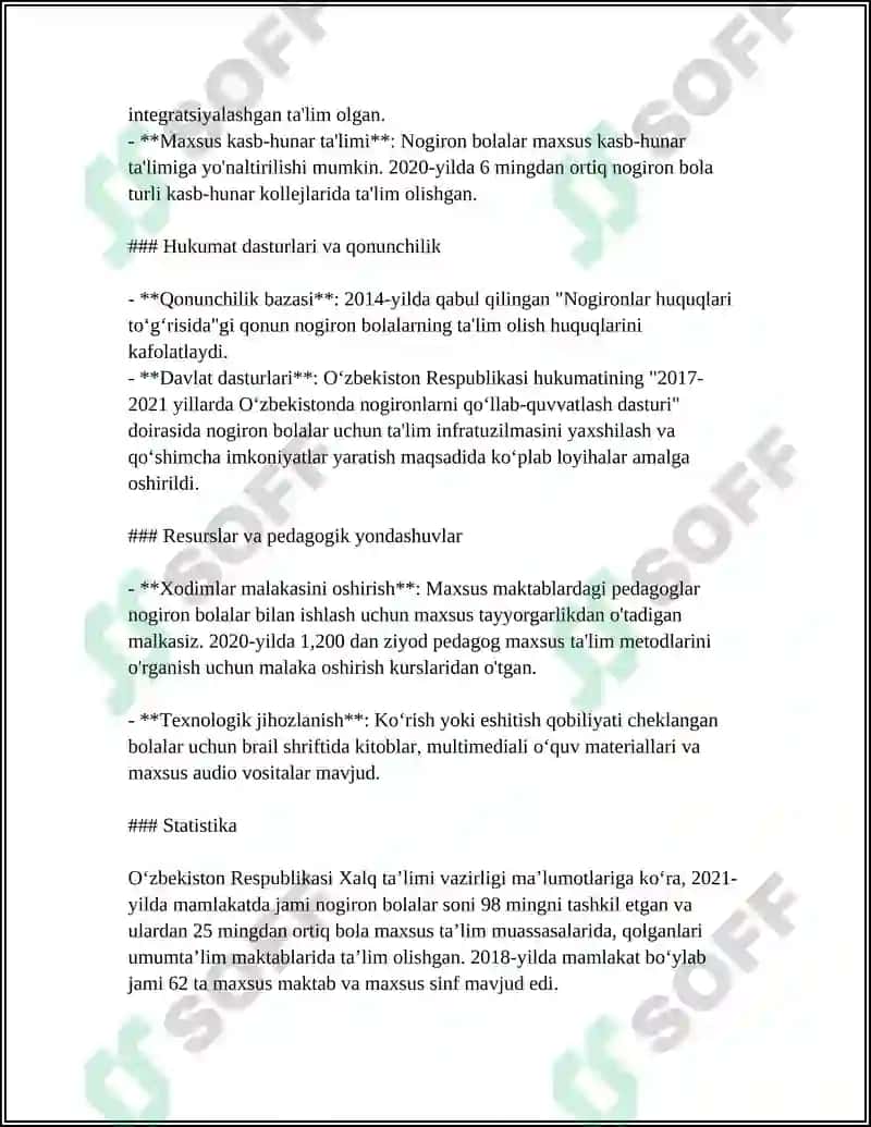 Nogironlar uchun maxsus maktablar 4