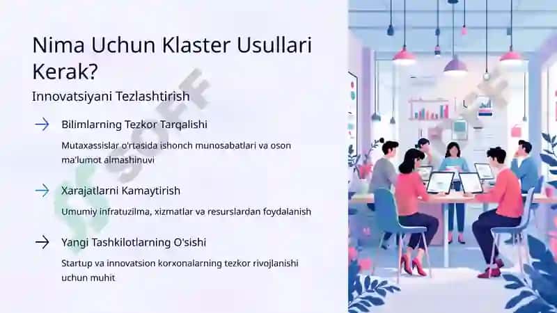 Innovatsion G’oyalarni Amalga Oshirishda Klaster Usullari 4