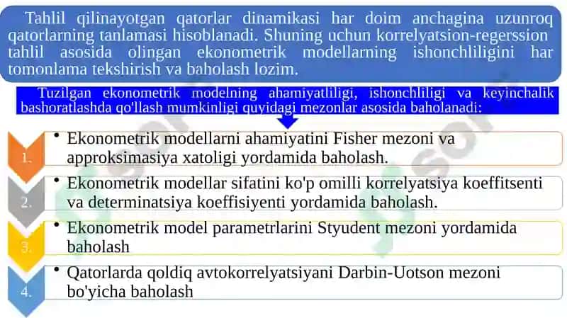 EKONOMETRIKA ASOSLARI 4