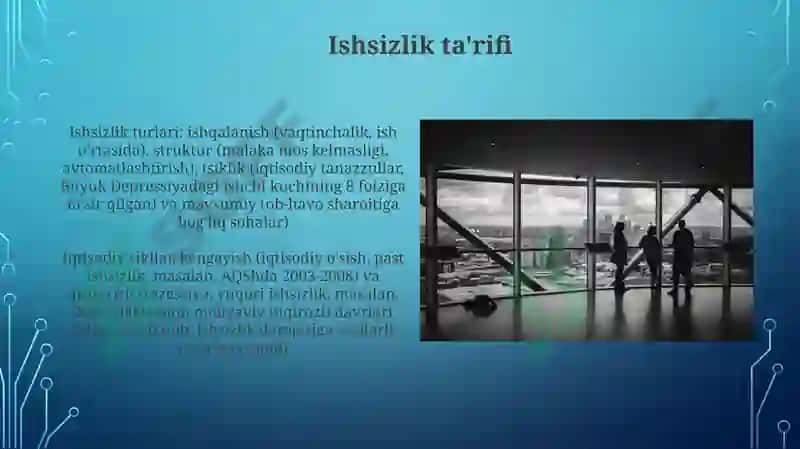 Ishsizlik va biznes sikllari 4