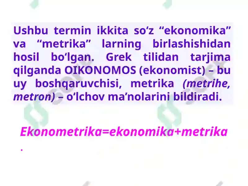 EKONOMETRIKA 4