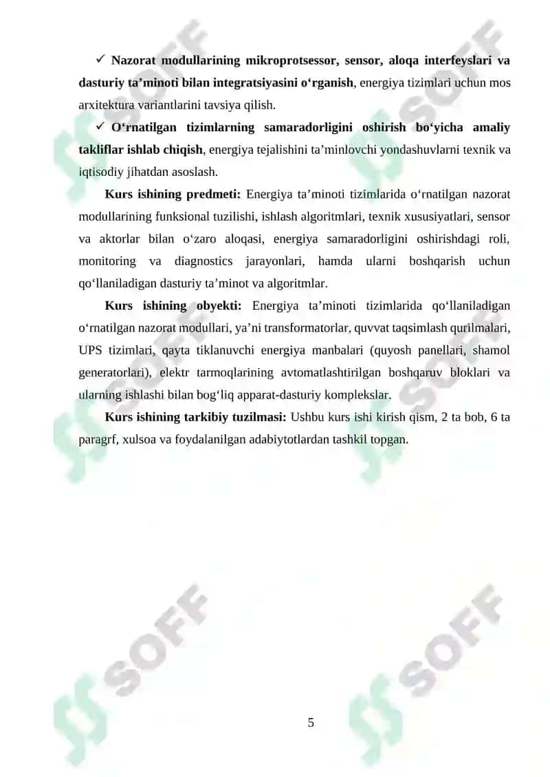 ENERGIYA TA’MINOTI TIZIMLARIDA O‘RNATILGAN NAZORAT MODULLARI 4