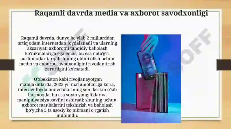 Media va axborot savodxonligi 4