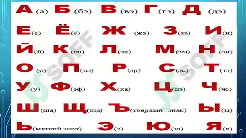 АЛФАВИТ РУССКОГО ЯЗЫКА 4