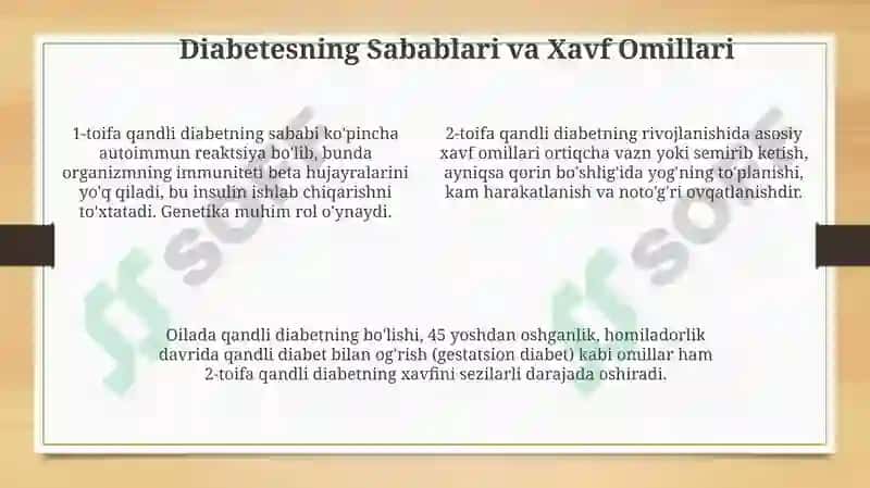 Qandli diabet 4