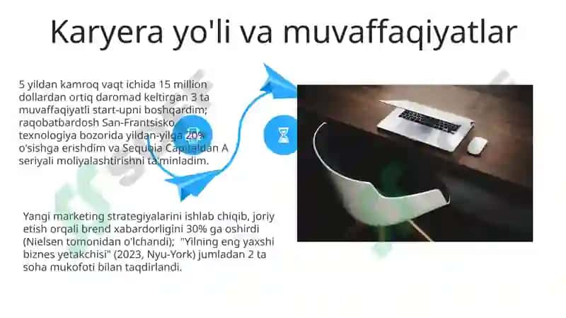 Karyera yo'li va yutuqlar 4