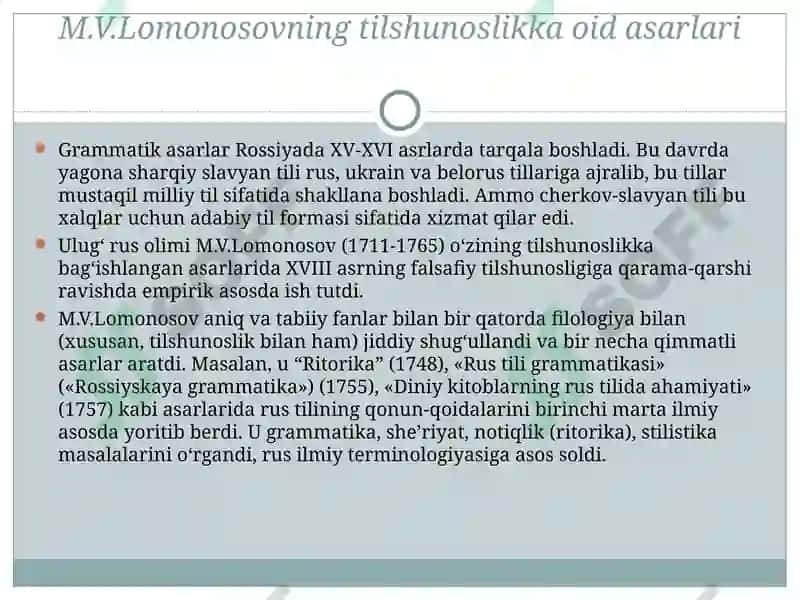 Tilshunoslik tarixidagi yoʼnalishlar va maktablar 4