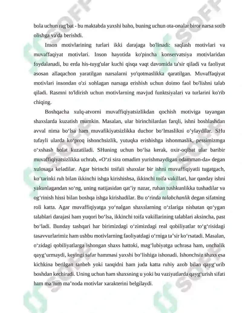 MOTIVLARNING TURLARI 4