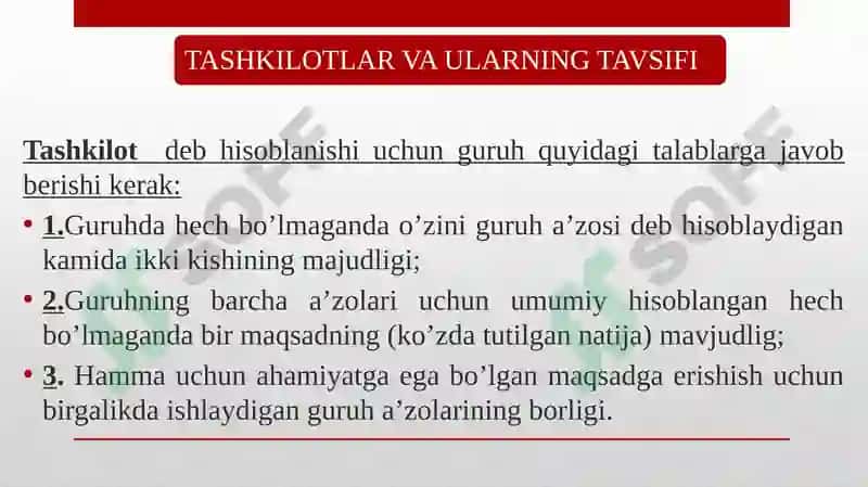 TASHKILOT VA ULARNIboshqarish 4