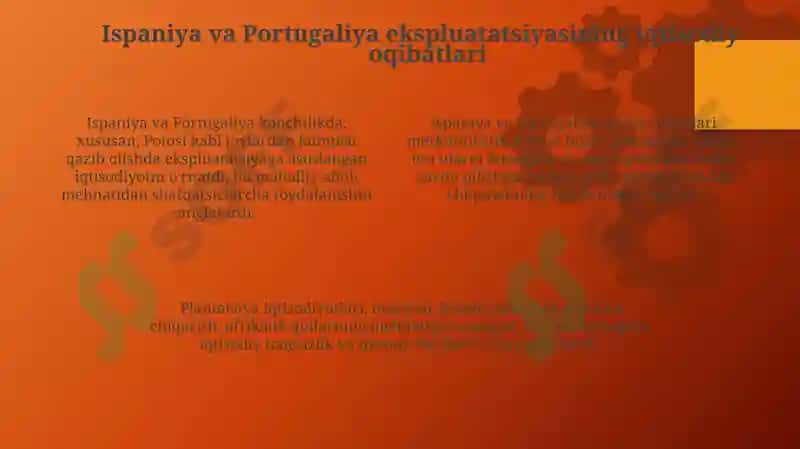 Lotin Amerikasi mustamlakachilik zulmi ostida 4