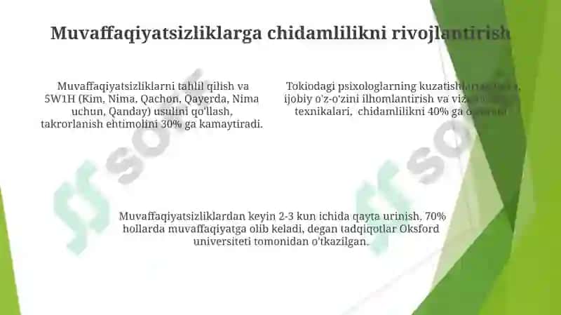 Hissiy-irodaviy xususiyatlar 4