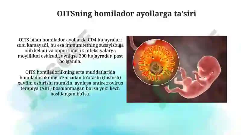OITS va homiladorlik 4