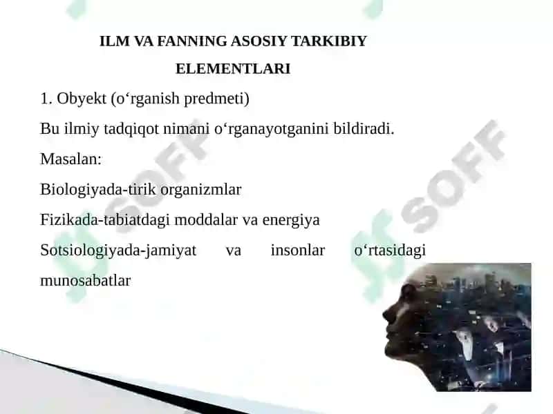 Ilm-fan tarkibiy elementlari 4