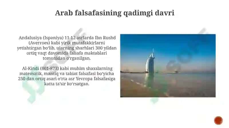 Arab falsafasi haqida 4