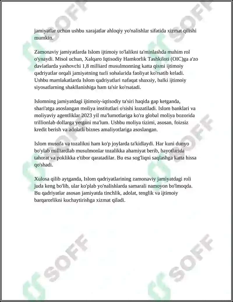 ISLOM QADRIYATLARI VA MA'RIFATINING HOZIRGI DAVRDAGI AHAMIYATI 4