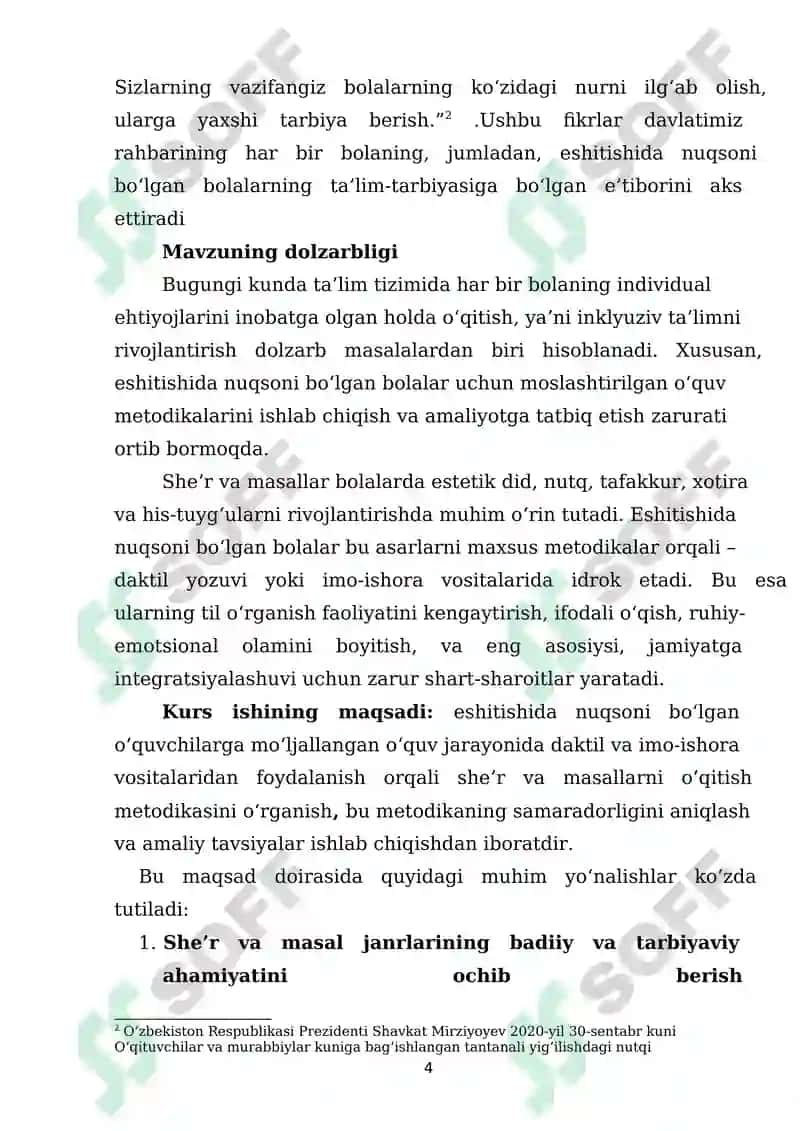 Daktil va imo-ishorada she’rni, masalni o‘qish metodikasi 4
