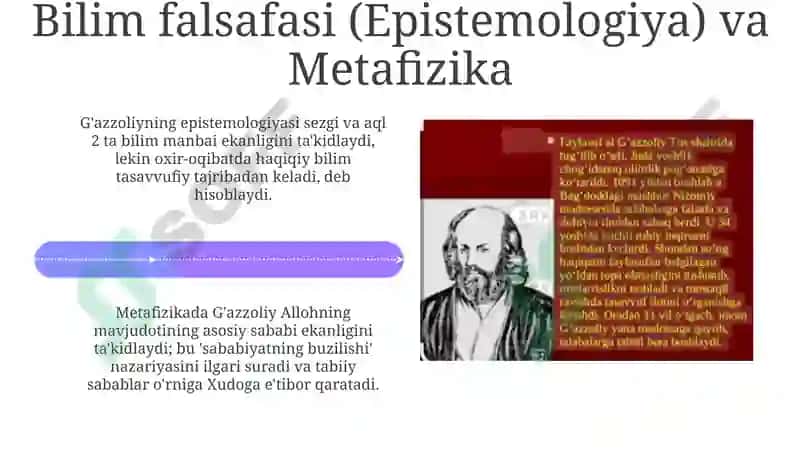 Abdulhamid Gʻazzoliy falsafasi 4
