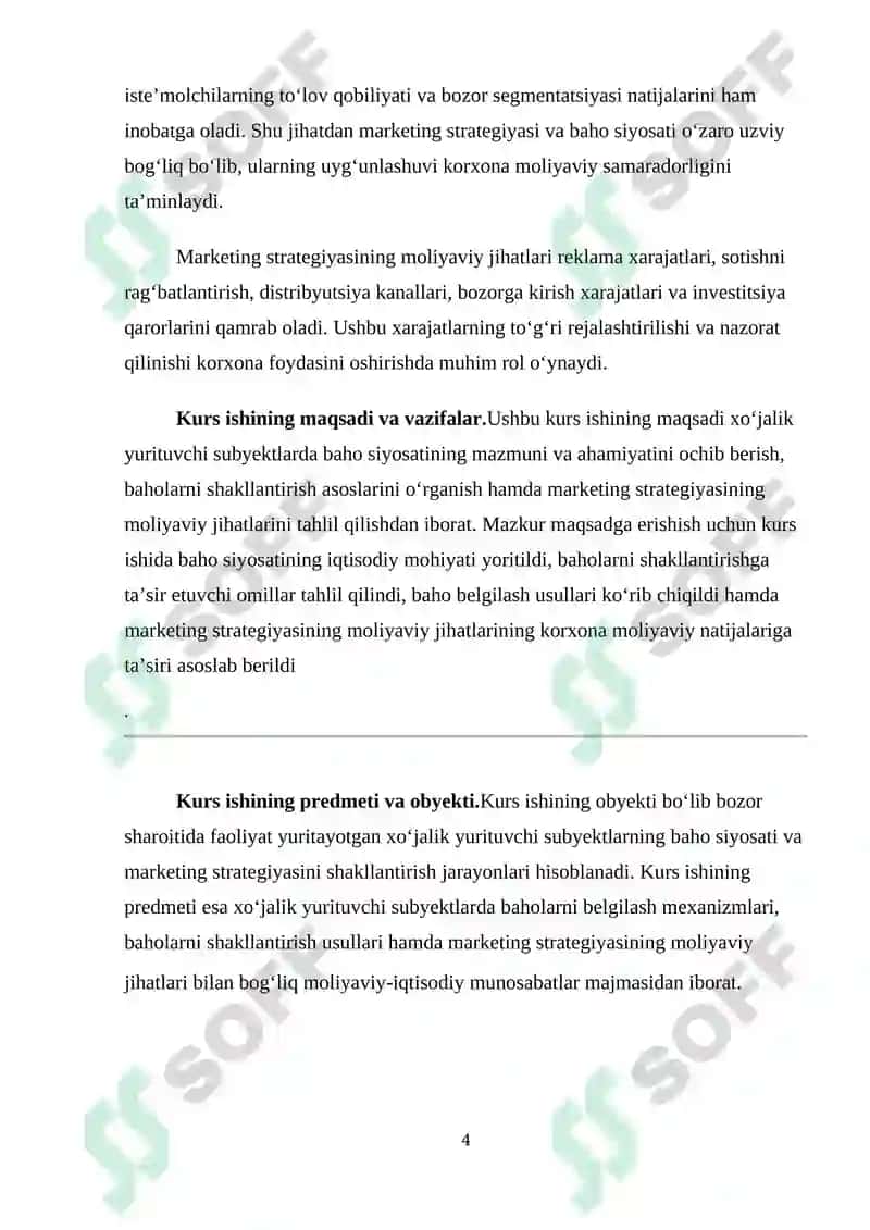 Marketing strategiyasining moliyaviy jihatlari 4
