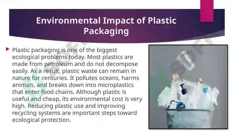 The Role of Packaging in Ecology 4