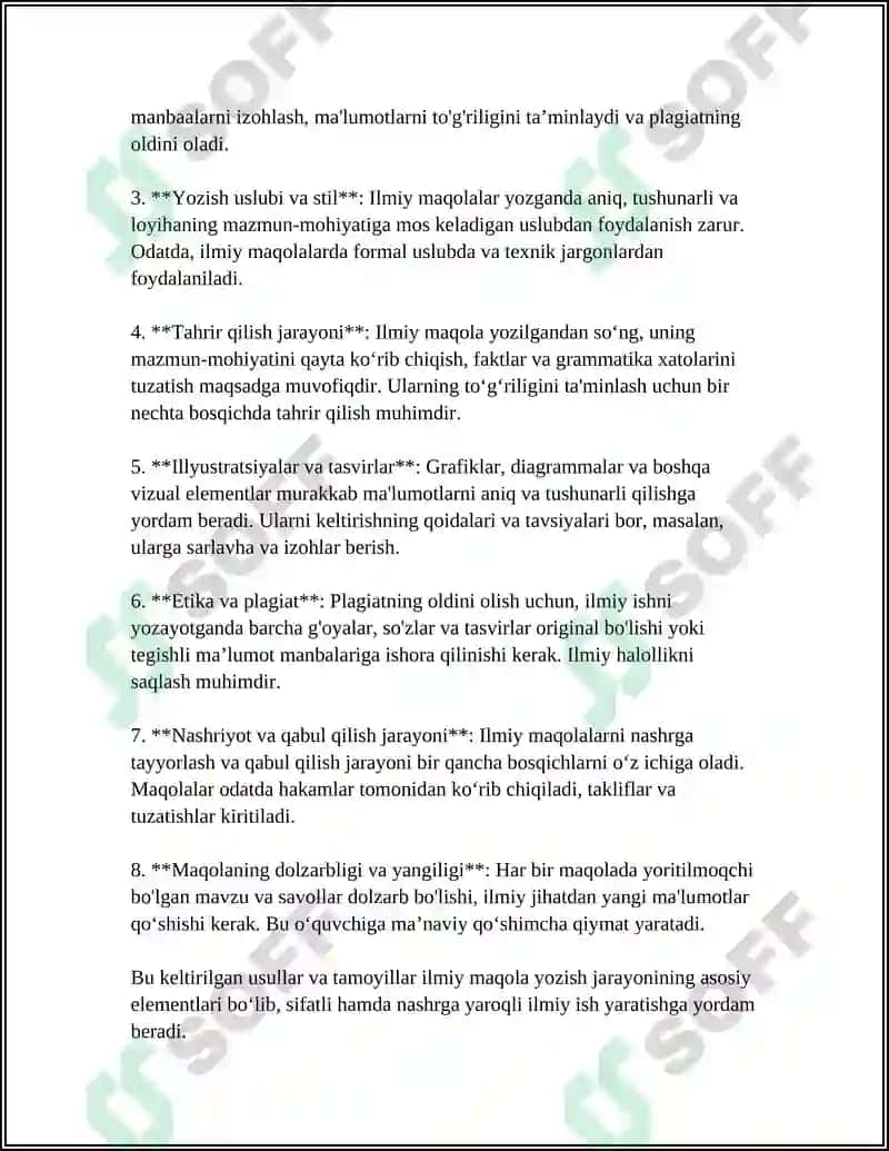 ILMIY MAQOLAGA REZYUME YOZISH 4