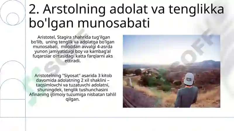 Arstolning ijtimoiy falsafiy qarashlari 4