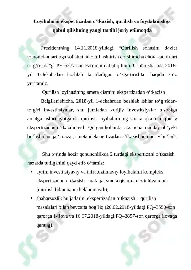 YANGI QURILAYOTGAN KORXONALAR EKSPERTIZASI 4