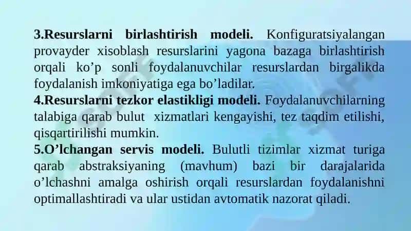 Bulutli texnologiyalar va ular bilan ishlash 4