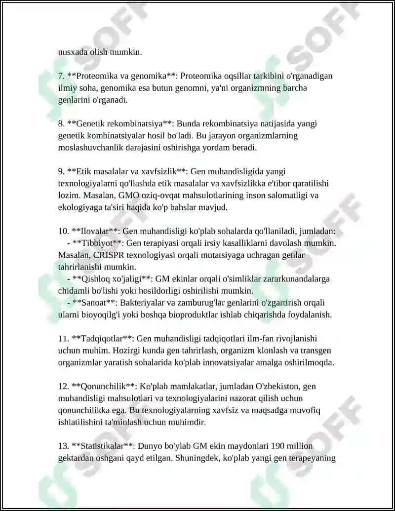 Gen muhandisligi asoslari 4