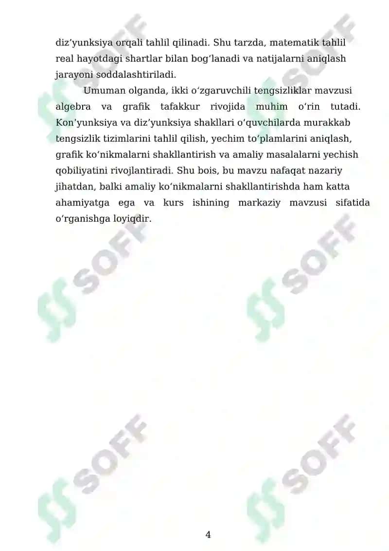 Ikki O'zgaruvchili Tengsizliklar 4