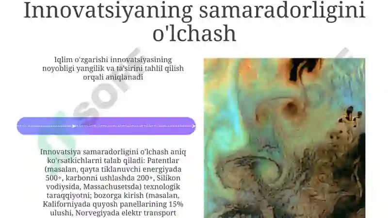 Yagona Innovatsiya Maydonini Aniqlash 4