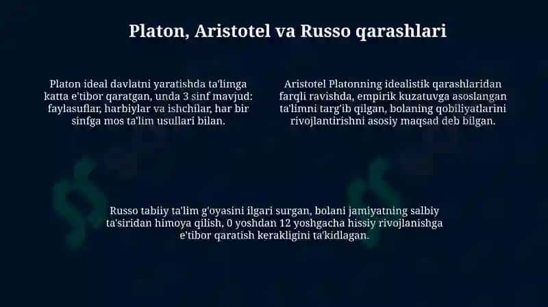 Buyuk mutafakkirlarning pedagogik qarashlari 4