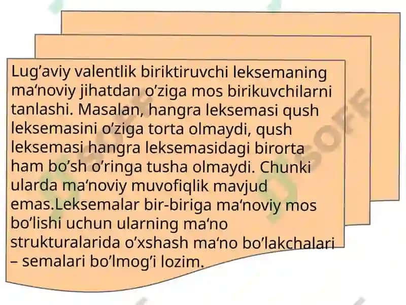 Valentlik va sintaktik aloqa 4