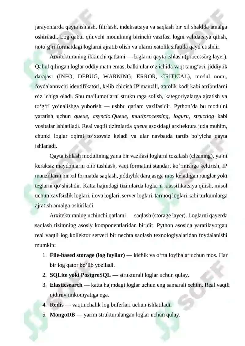 Python’da Real Vaqtli Log Yig‘uvchi Server Yaratish (Log Collector) 4